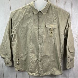 Parish Nation L/S Button Down Embroidered